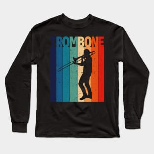 Vintage Trombone Long Sleeve T-Shirt